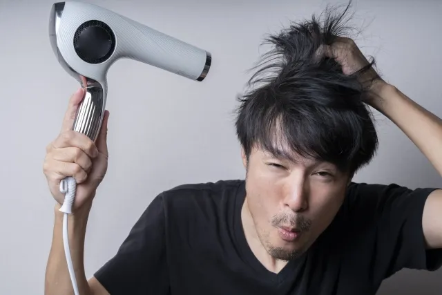 ドライヤー　男性