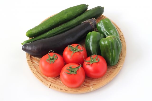 トマト　きゅうり　なす　夏野菜