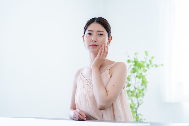 女性の素肌