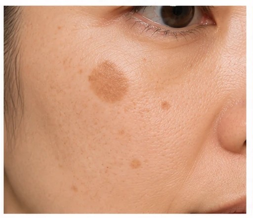 老人性色素斑(日光黒子)の実際の症状
