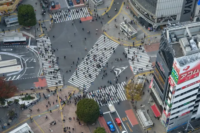 渋谷スクランブル交差点