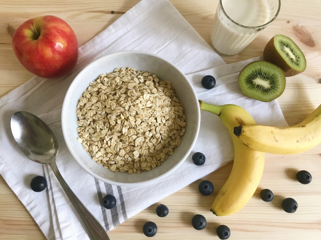 オートミール　朝食