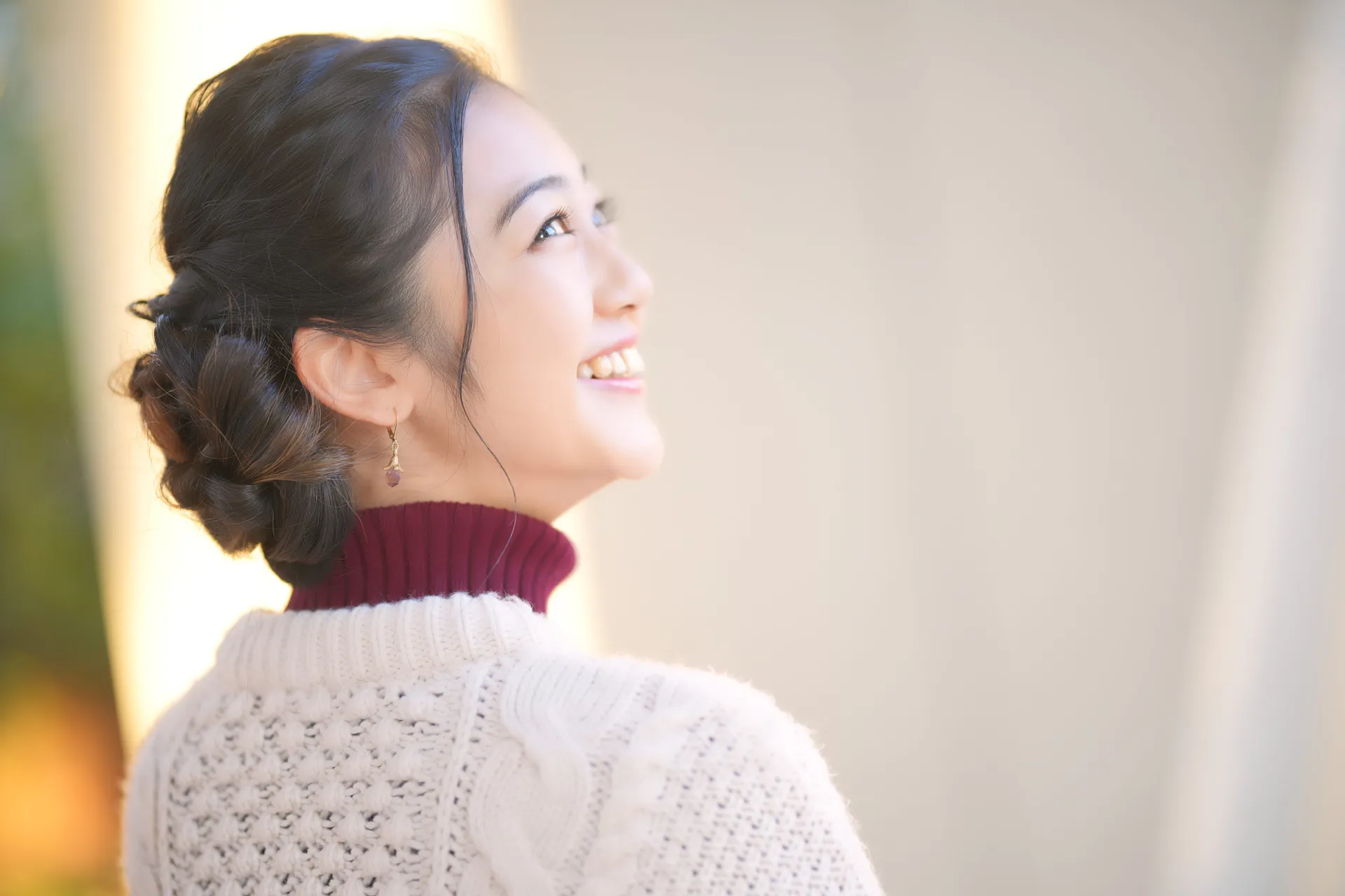 前向きな女性