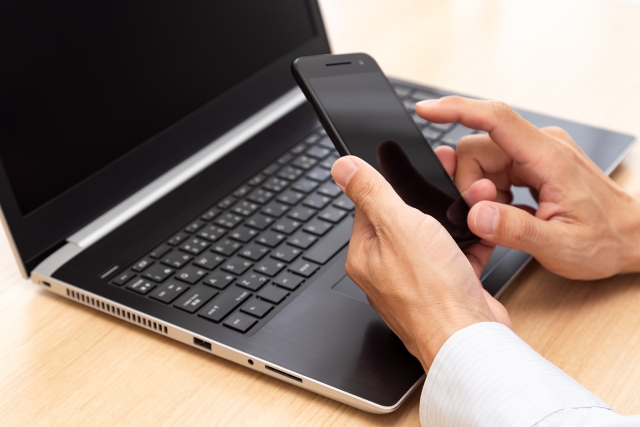 スマホ　パソコン