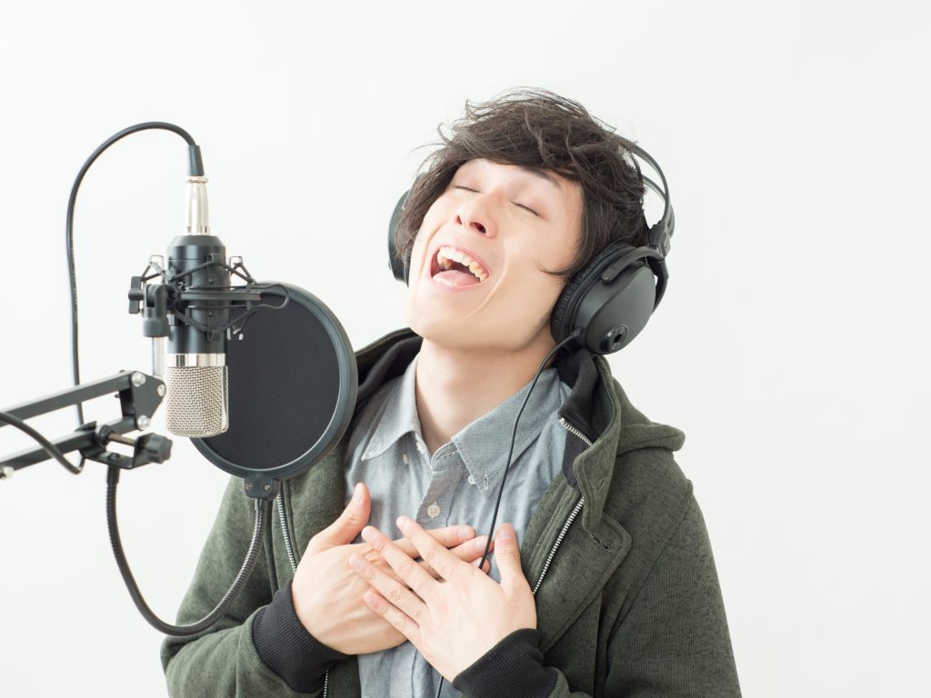 
ボイトレ　レコーディング　声優　男性