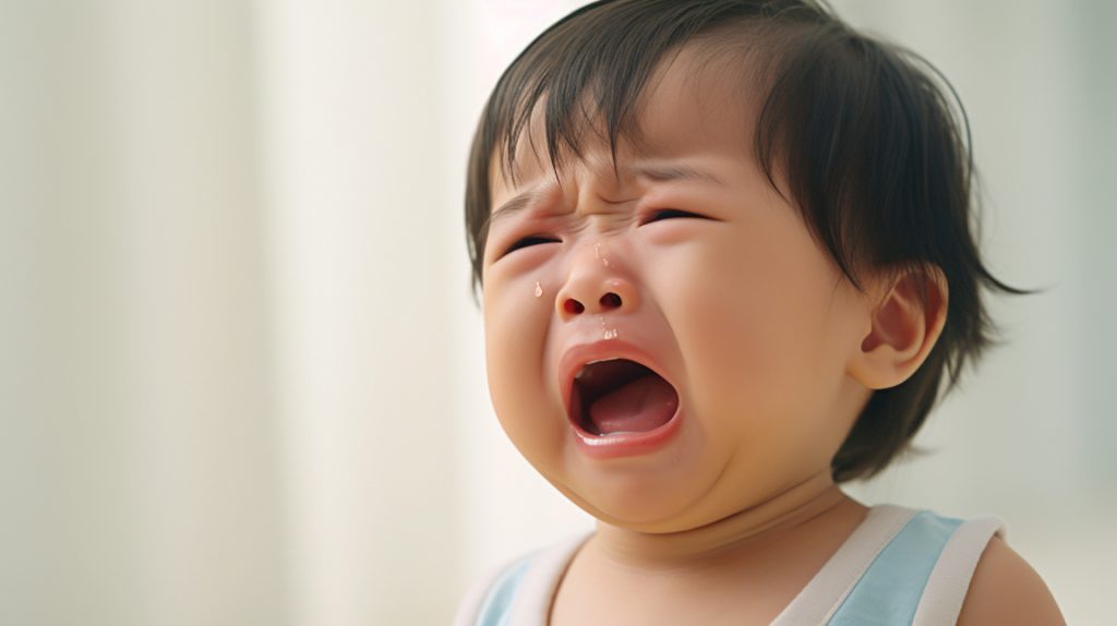泣いてる赤ちゃん②