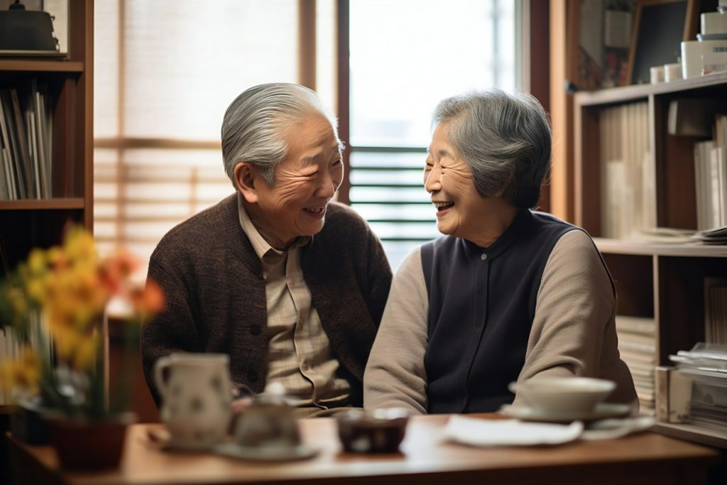 おじいちゃんとおばあちゃんの楽しい時