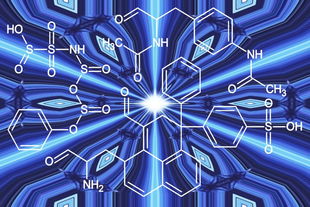 テクスチャ　背景 化学式