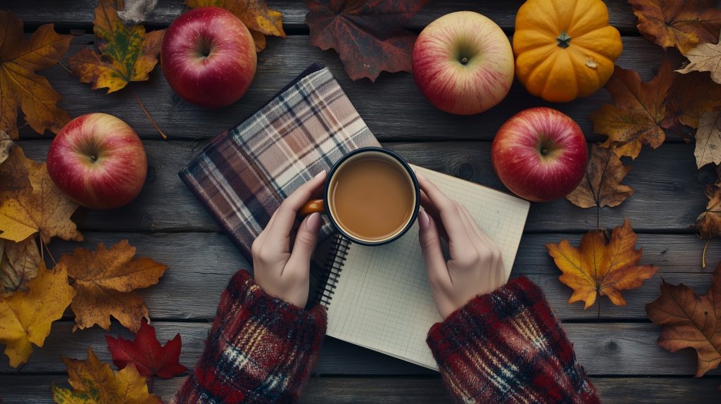 コーヒーを飲む人