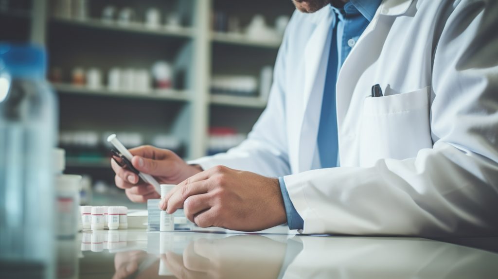 
薬剤師の手元イメージ03