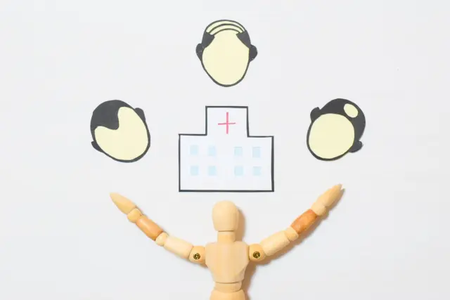 薄毛やAGAで植毛を検討する男性のイメージ