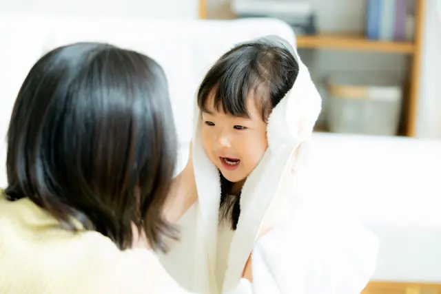 髪洗おうね