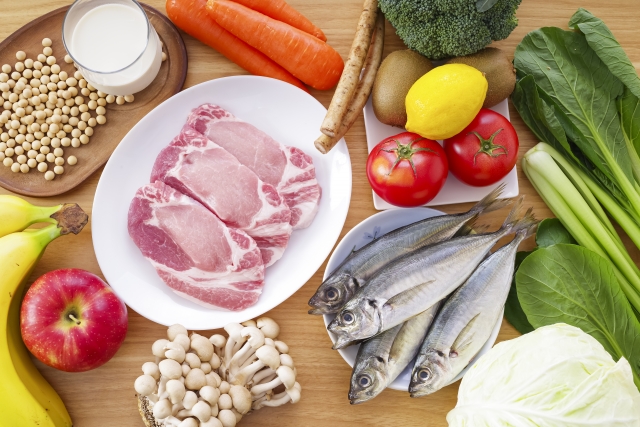 栄養のとれた食べ物