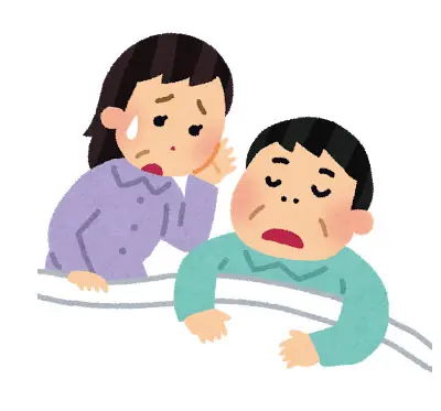 睡眠時無呼吸症候群のイメージ