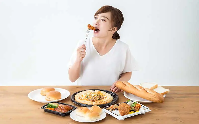 コントロールできない食欲の増加・減少