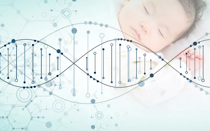  オルブライト症候群様中手骨・中足骨短縮(2q37.3欠失症候群) について　赤ちゃん　写真