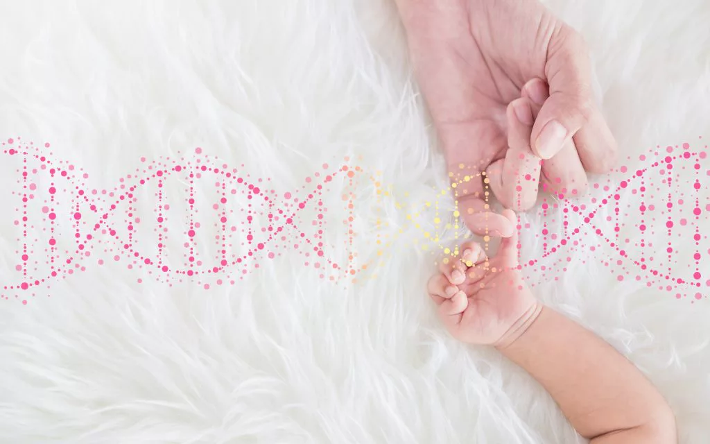 モザイクとは？起こりうることとNIPTにおける注意点　手　指切りげんまん　写真