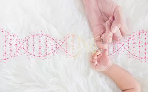 モザイクとは？起こりうることとNIPTにおける注意点　手　指切りげんまん　写真