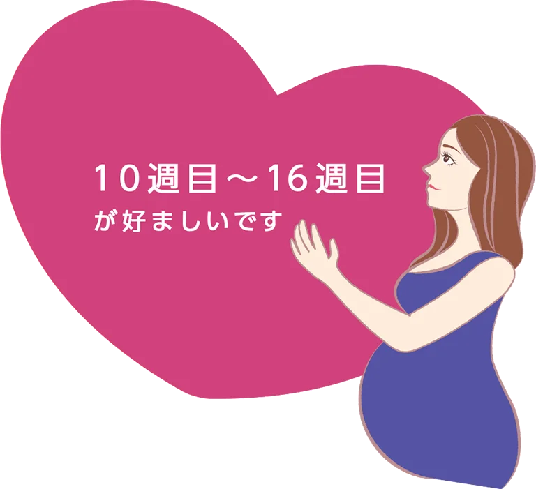 10週目～16週目が好ましいです