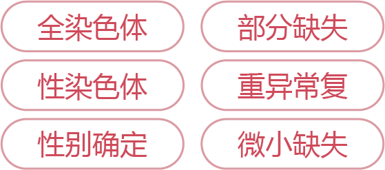 検査可能な項目