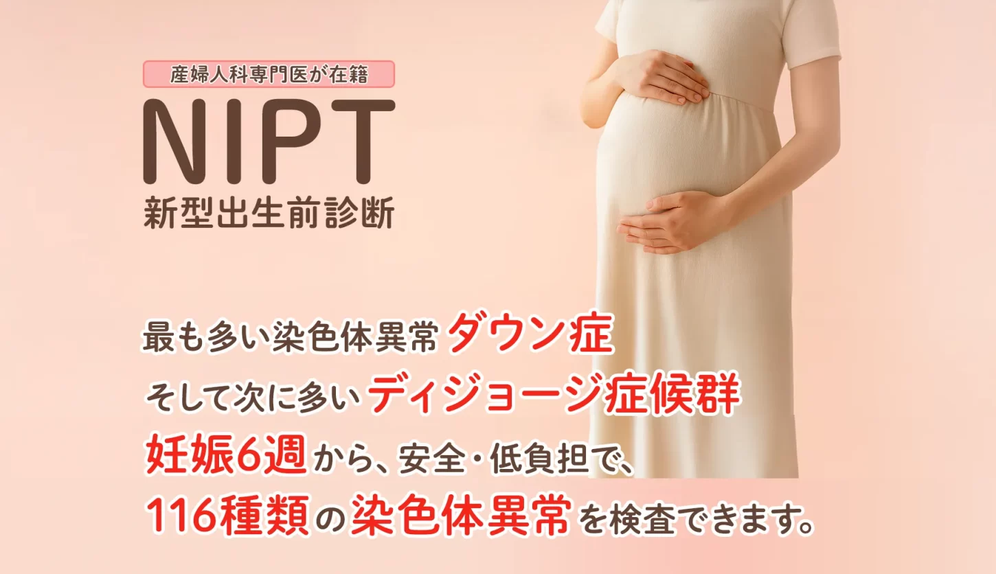 普通のNIPT検査では気付けない、
116種類の細かい異常までわかります。