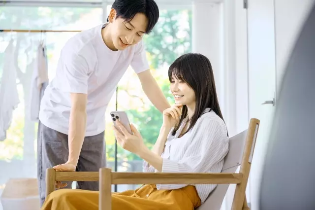 夫婦　話す　相談