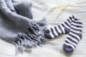 靴下　ブランケット