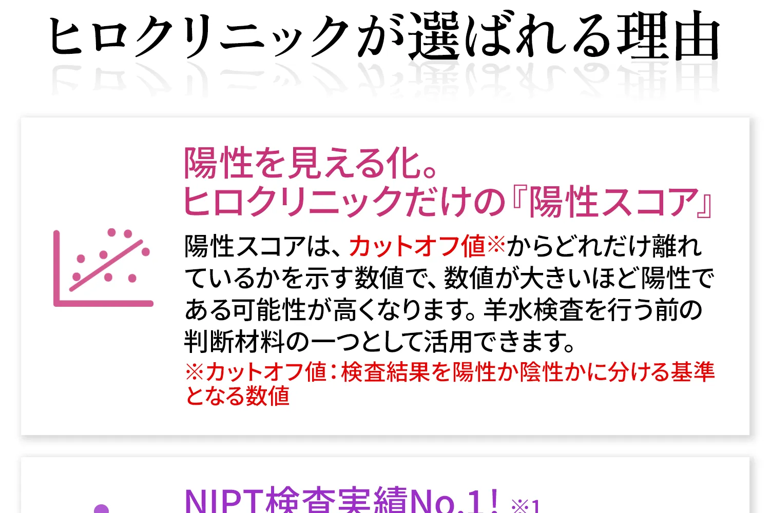 ヒロクリニックが選ばれる理由