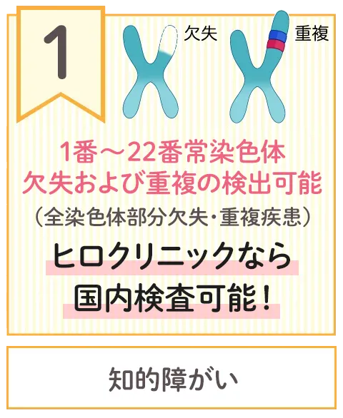 全染色体部分欠失・重複