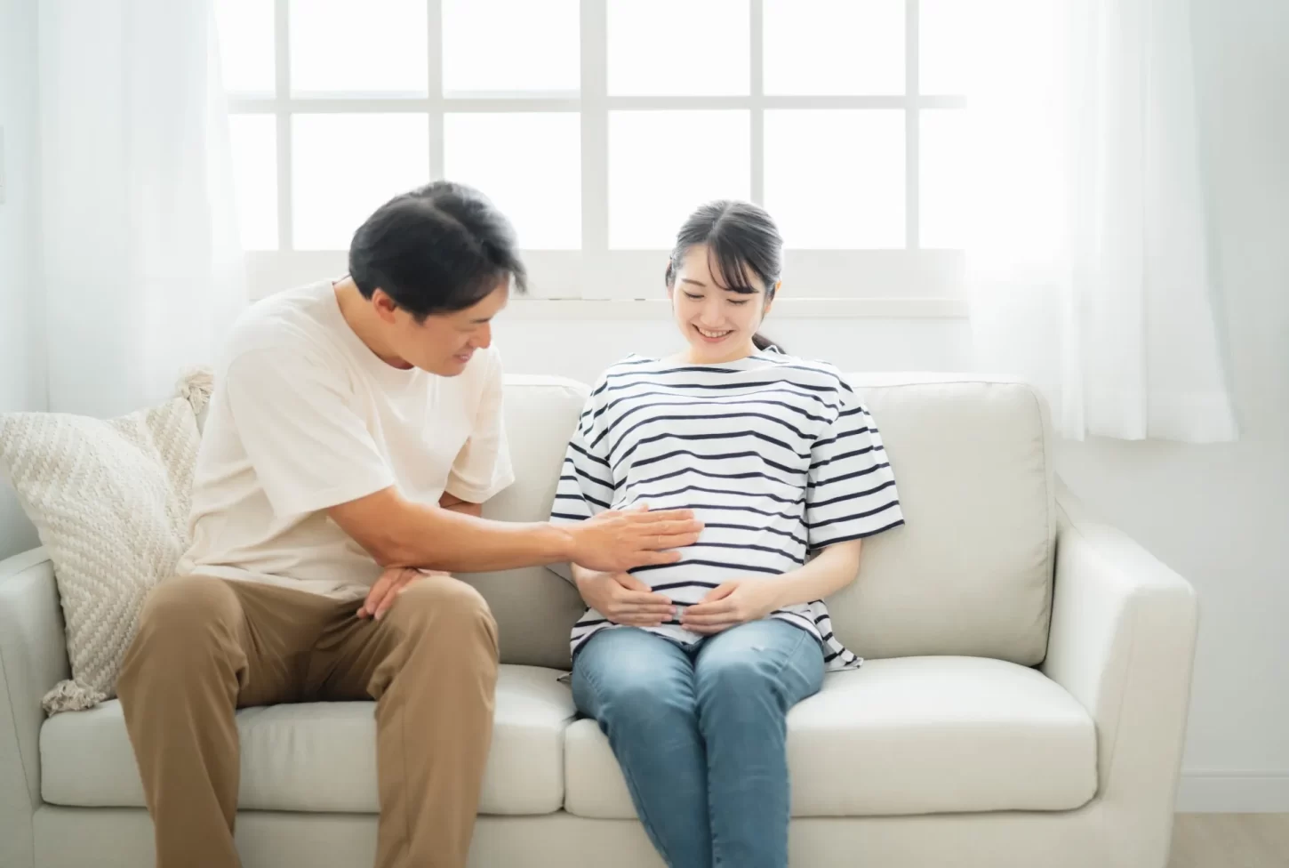 妊婦さんとパートナー
