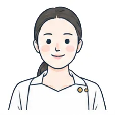 受付 Aさんのイラスト