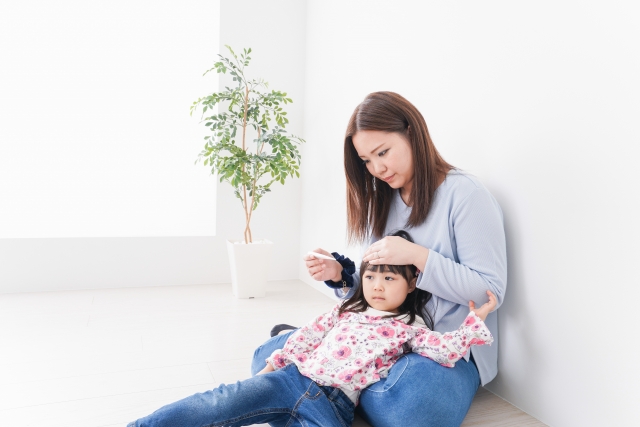 子ども　熱