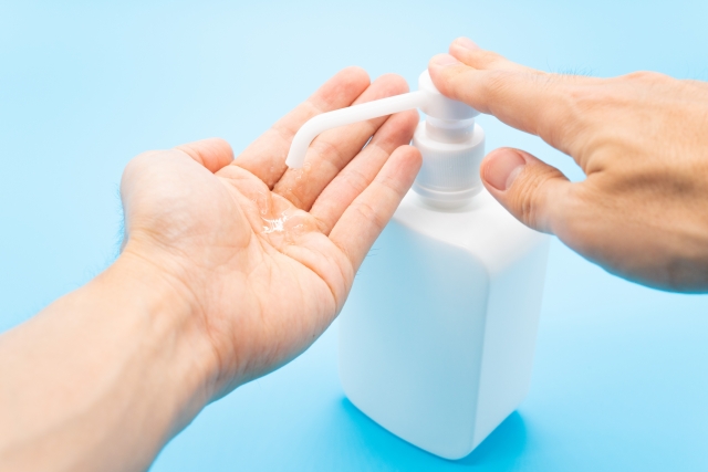 アルコール消毒