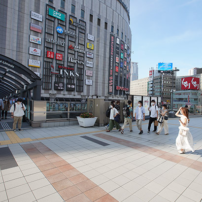 大阪駅からの道のり4