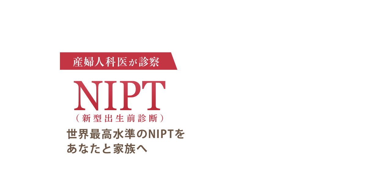 世界最高水準のNIPTをあなたと家族へ