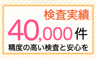 検査実績40000件